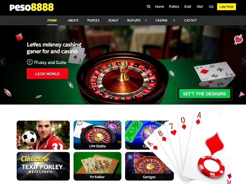 peso888.com is the official site for exhilarating online gambling experiences, including casino games, live poker, and sports betting. Discover exclusive bonuses, fair-play guarantees, and a secure platform. Join peso888 today!